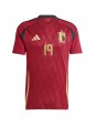 Belgien Johan Bakayoko #19 Replika Hemmakläder EM 2024 Kortärmad